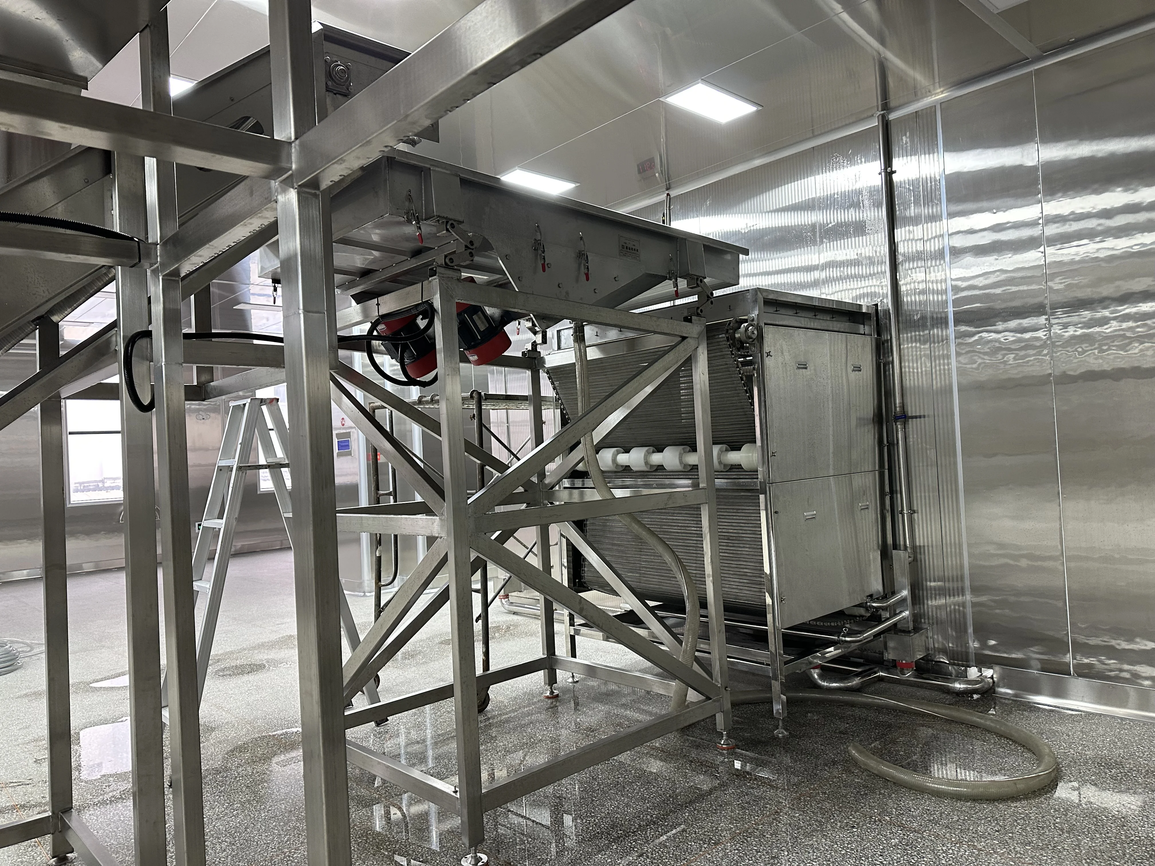 Continuous IQF freezer tunnel high-speed freezer for fruits, vegetables and meat