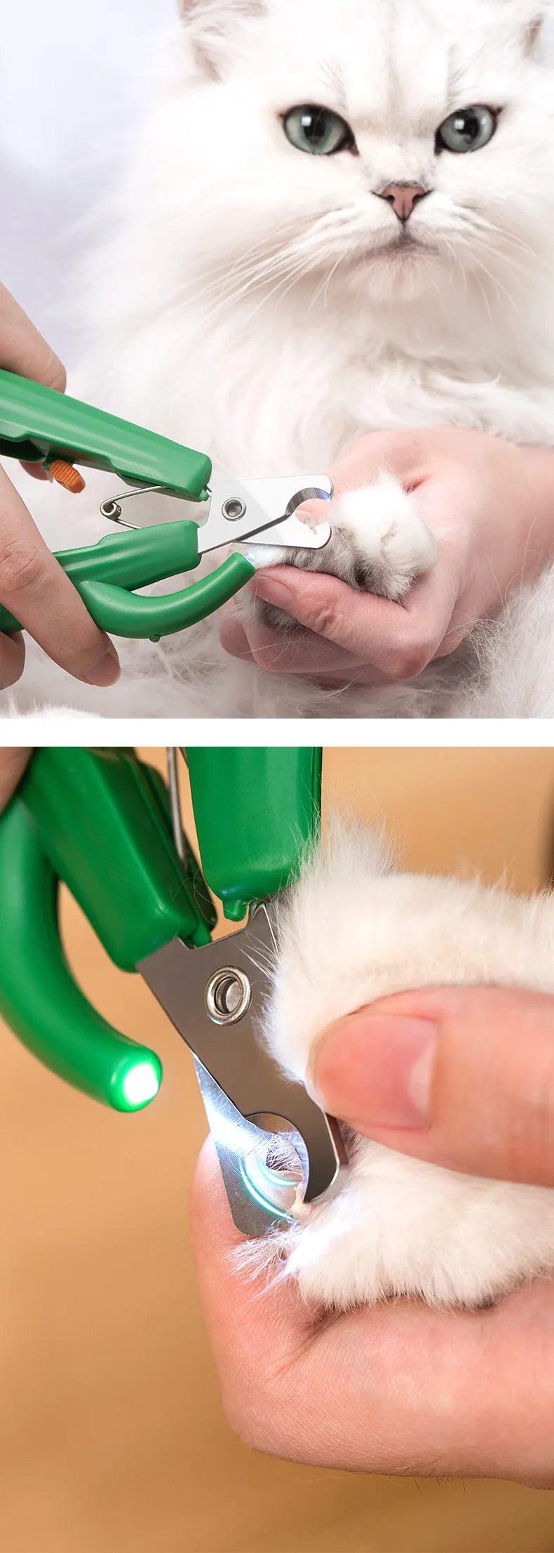 Manufacturer Wholesale Yellow Green Battery Cat Dog Nail Clippers With