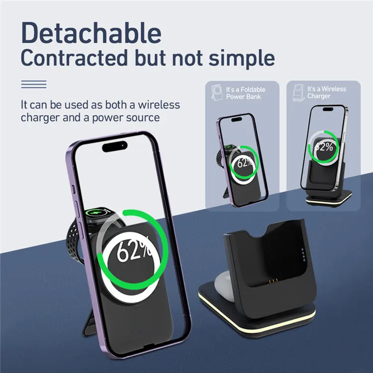 in Powerbank Wireless Charging Station Unique Hot Trending