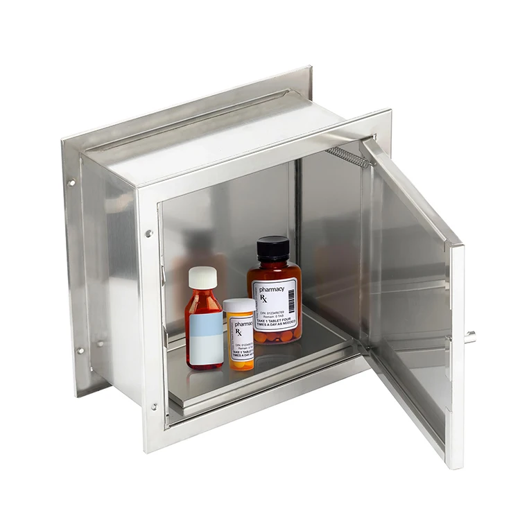 Stainless Steel Specimen Pass Thru Cabinet Storage Cabinet with Double ...