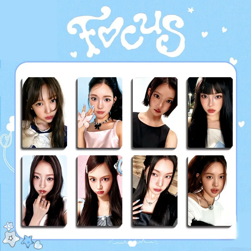 8pcs/set Kpop Hearts2hearts Selfie Cards - Fans Collect!