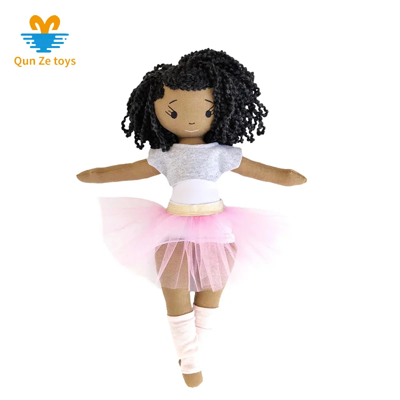 custom-kawaii-black-hair-ballerina-doll-eco-friendly-plush