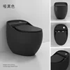Distanza tra i fori della toilette a forma di uovo nero opaco 300 mm/400 mm