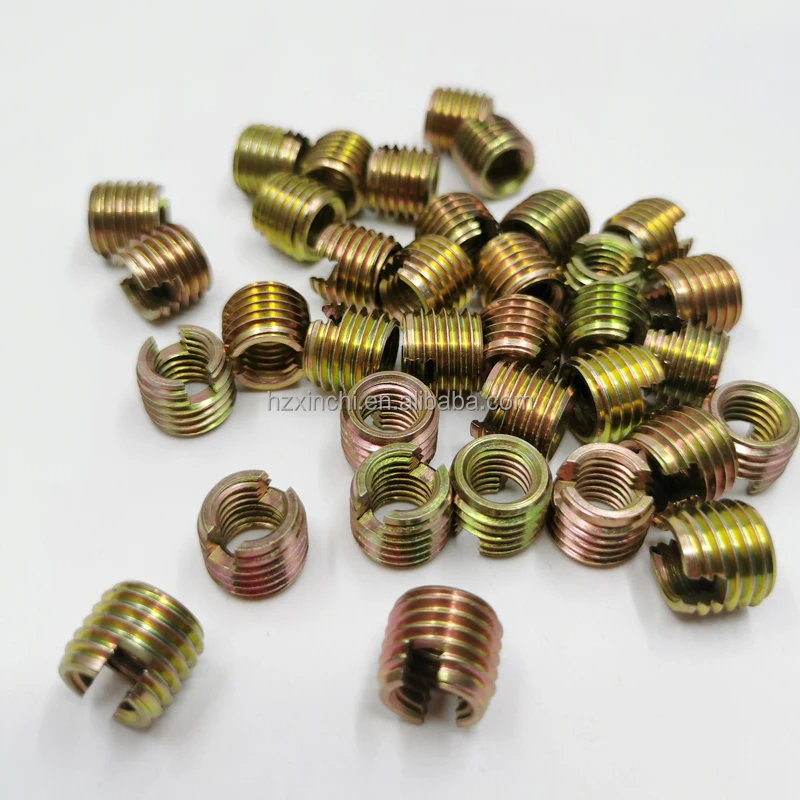 Type 302 Galvanized Carbon Steel M8x1.25x10 Helical Thread Reinforce ...