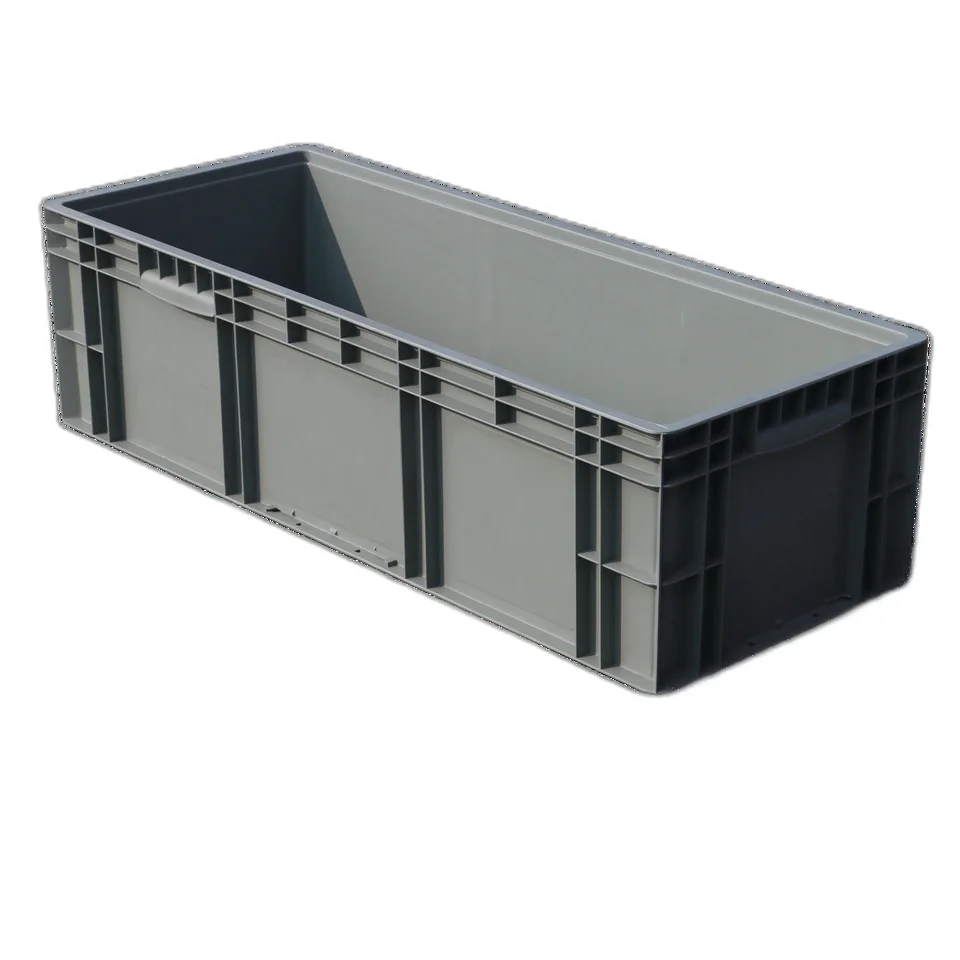 NEXARA EU41028 Durable Anti-Fall Logistics Box Solid Stackable and Nestable PP Plastic Crates