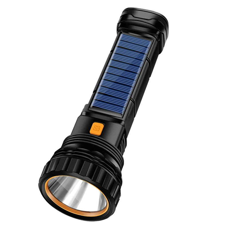 Multifunctional Rechargeable Safety Solar Powered Cheap Flash Light