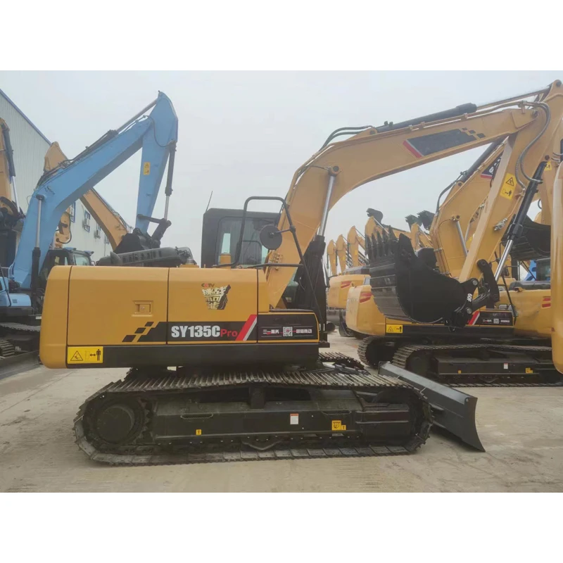 Medium Excavator 13.5t Excavator with 0.6cbm Bucket Capacity SY135C