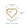 18k Gold Plated - 1.2* 8mm
