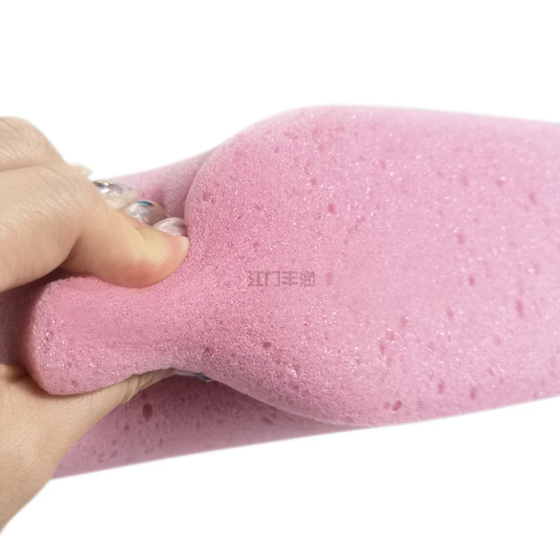 Губка высокой плотности розового цвета губка для мытья