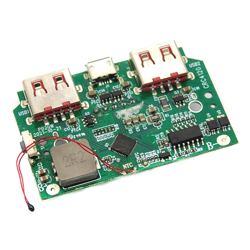 QC4.0 PD Two-way Fast Charging Circuit Board Mobile Power Chip SW6201 Charging Bank PCB Module