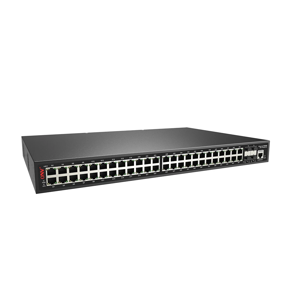 ONV56052FM 10G Aggregation Ethernet Switch 48 Port Managed Network Switch with 4 10G SFP Uplink