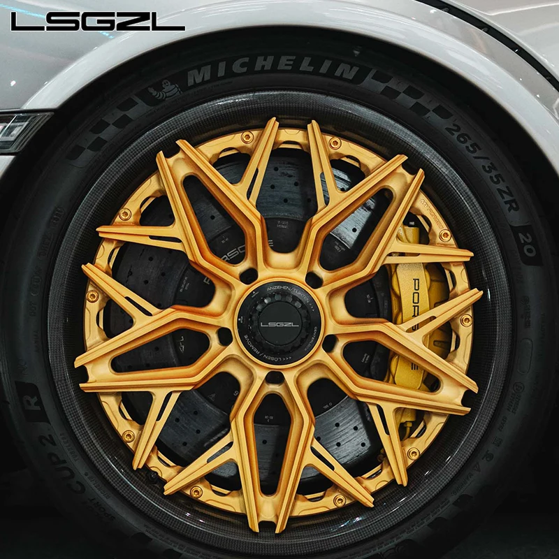 Forged Concave Carbon Fiber Wheel 5x114.3 5x130 5x120 18-22 Inch Deep Dish Sport For BMW GTR C8