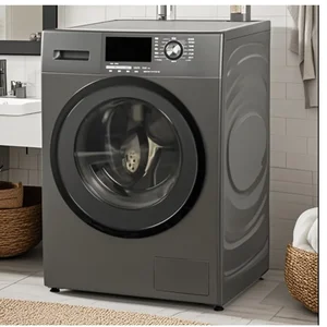 Energy-Saving Compact Electric Washer 8KG Capacity Automatic Front-Loading Washing Machine Stainless Steel Drum Energy