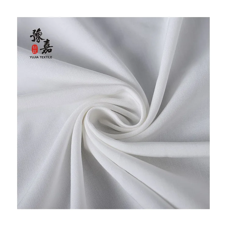 White Plain Rayon Fabric