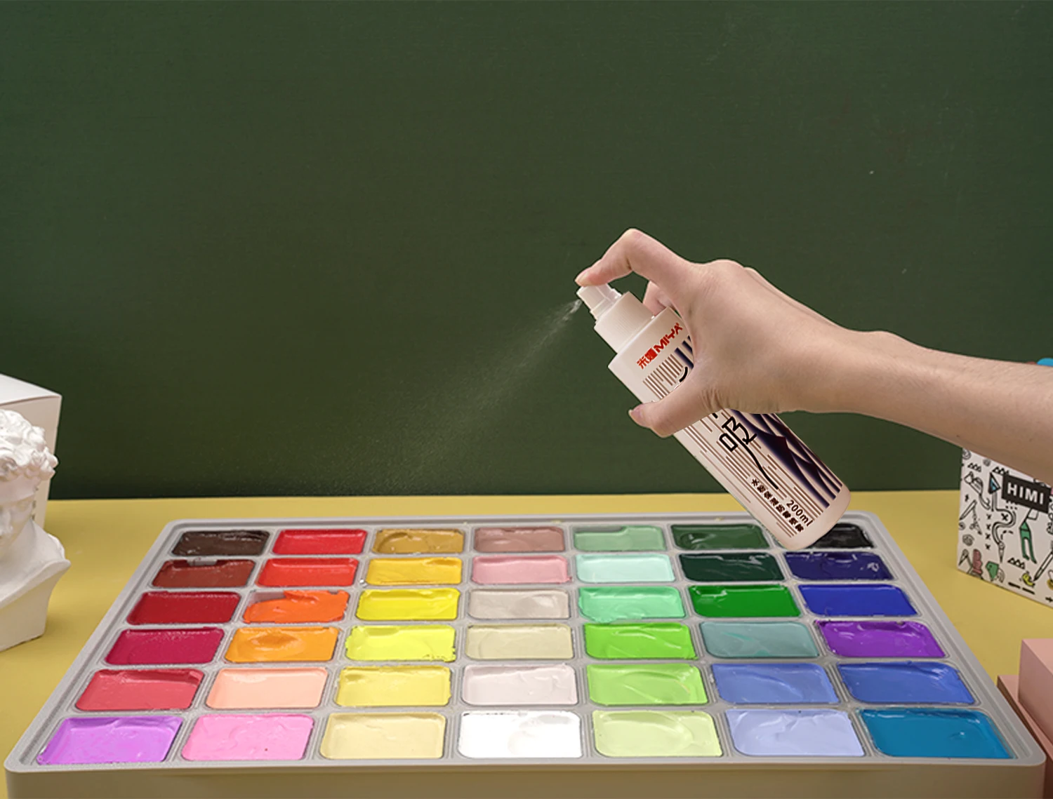 MIYA Gouache Paint Spray HIMI Jelly Gouache Anti-crack Moisturizing Spray  100ml/200ml Himi Gouache Anti-mildew Spray Moisture - AliExpress