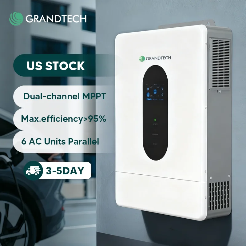 ממיר סולרי היברידי 12KW לשימוש ביתי 10KW MPPT יחיד ثلاثי דו-כיווני AC/DC 48V/110V/220V ממיר מופע מפוצל לפי הסטנדרט האמריקאי