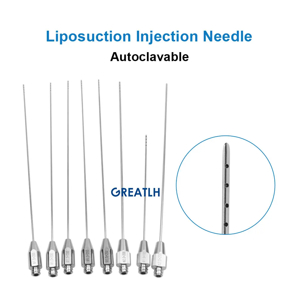 Liposuction Surgical Instrument Liposuction Device Liposuction Cannula Reusable Autoclavable