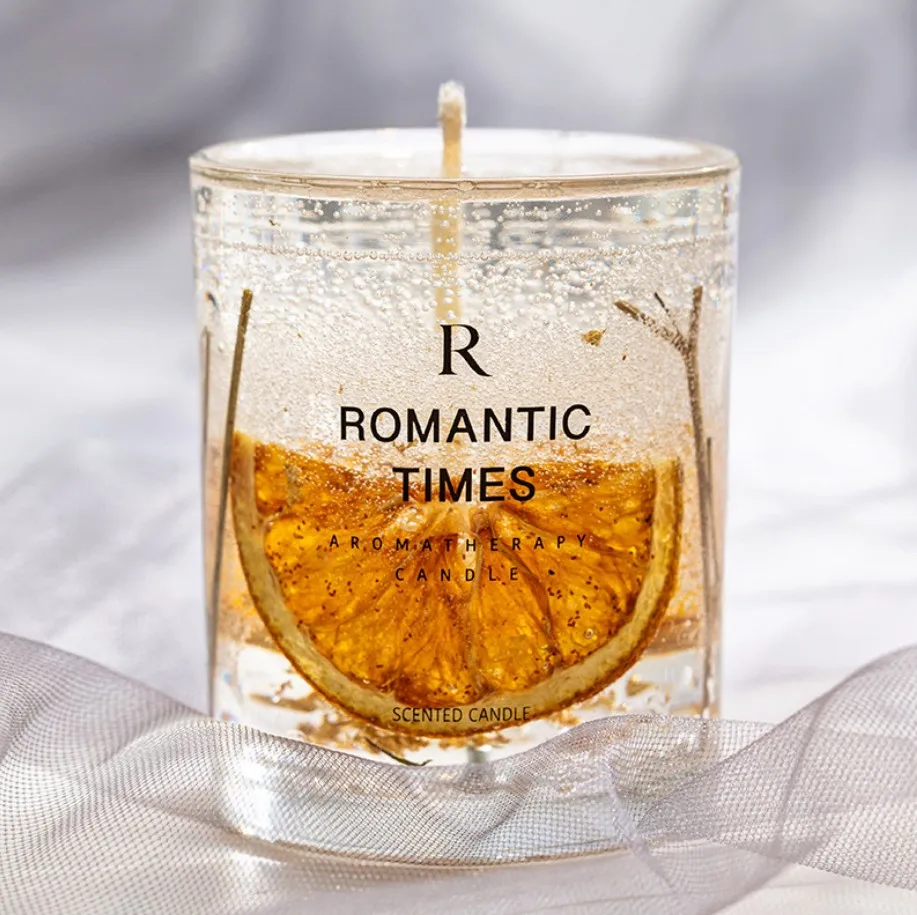 高級トゥルーフラワーキャンドルエッセンシャルオイルアロマセラピー