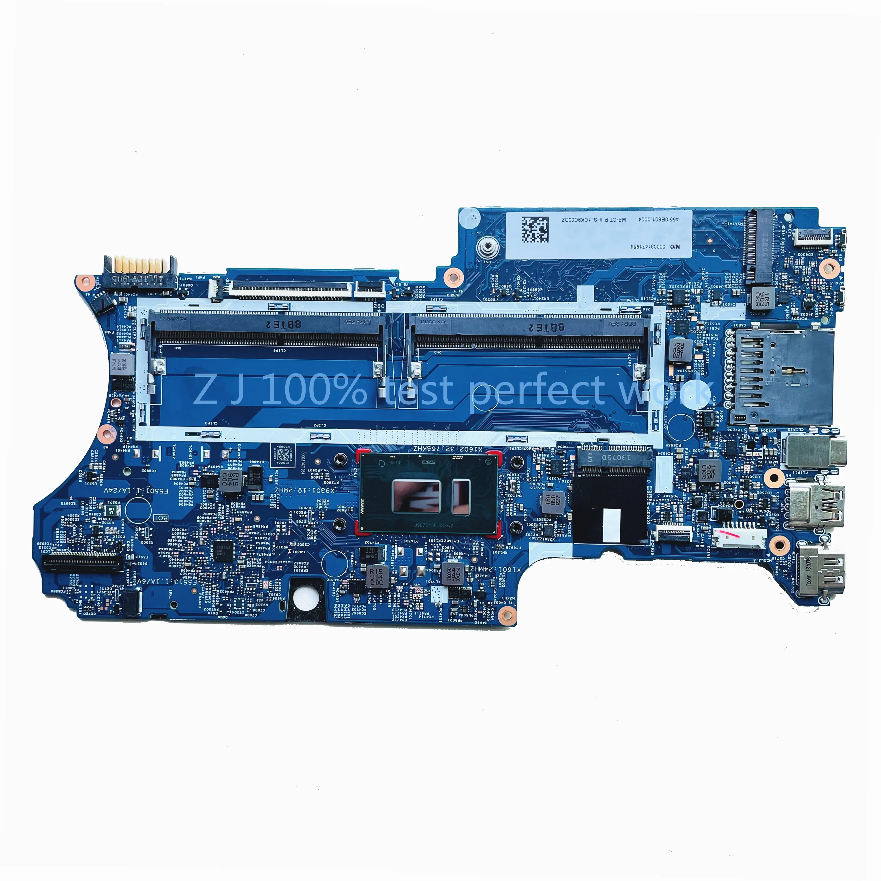 For HP PAVILION X360 14-CD 14M-CD Laptop Motherboard L18175-601 With SR3W0  I3-8130u DDR4 MB 100% Tested Fast Ship