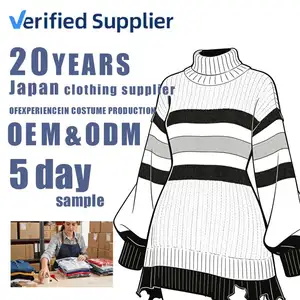 Custom Logo Thin Chinese Style Knit Sweater ODM Wool/Cotton/Acrylic Blend Fast Production for Women's Brands