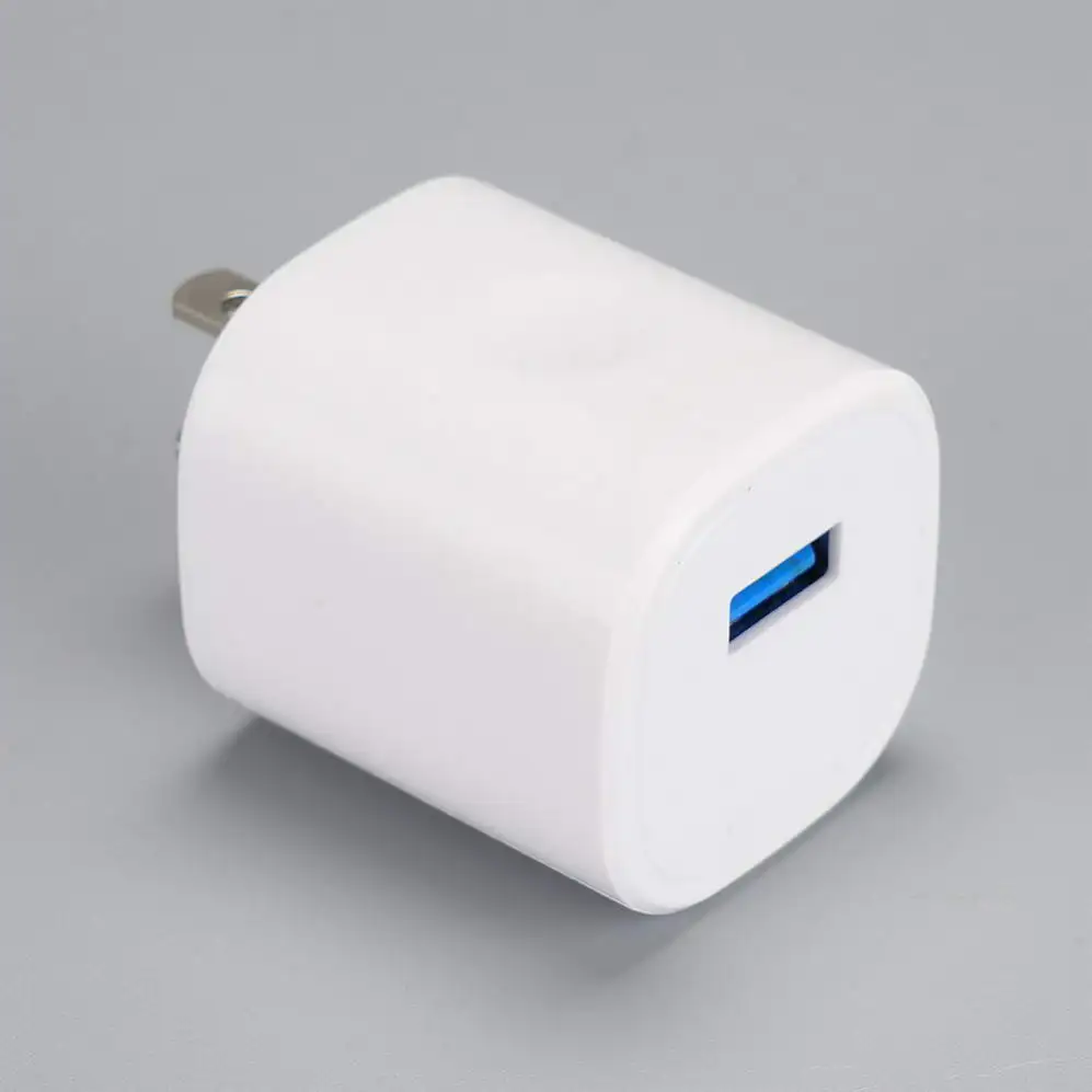 US America Plug Pin 1 USB-A 20W Quick Charge 3.0 USB Type C PD Charger For iPhone 12 Pro Max X Xs Xiaomi USB C Fast Charging Travel Wall Phone Charger