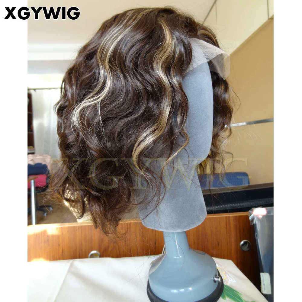 Wholesale Factory Price Celebrity 100% Virgin Remy Human Hair Glueless  Short Body Wave Silk Top Full Lace Wig For Men - Buy Wig For Men,Natural Hair  Wig For Men,Human Hair Wig For