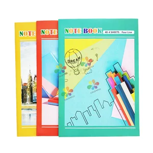 Popular  Wholesale Factory  Different  Designs Staple Binding Exercise Book for Children