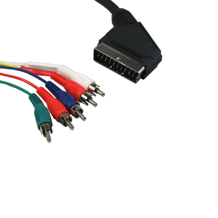 2meter Black Color hdmi Scart Adapter
