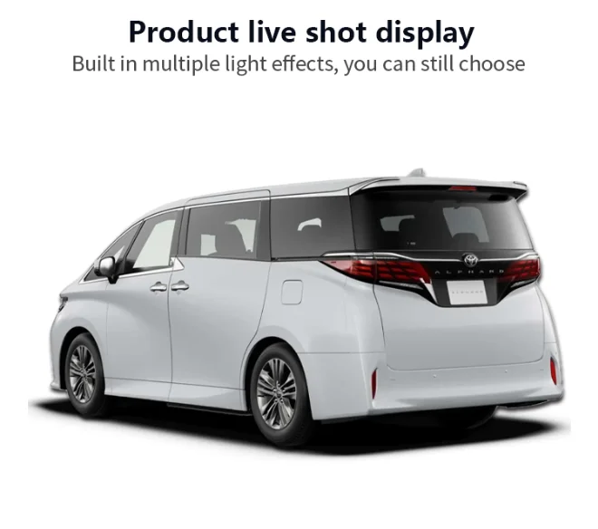 Automatic Foot Step  With LED Light Follow the Door Sill Step for Toyota Alphard  Vellfire 40 Threshold Board Retractable factory