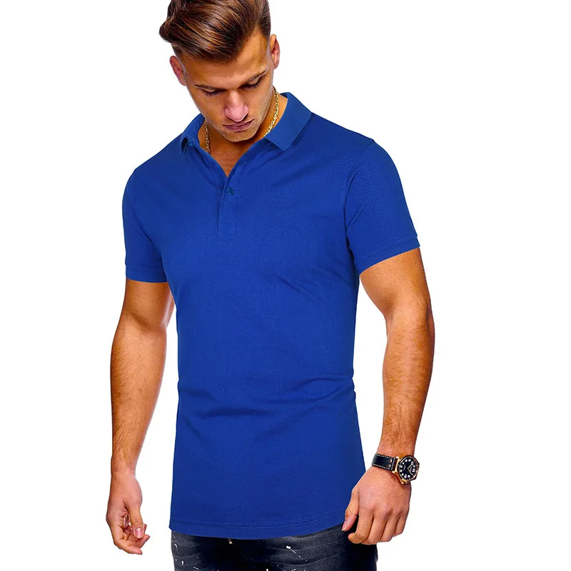 plus size royal blue polo shirts