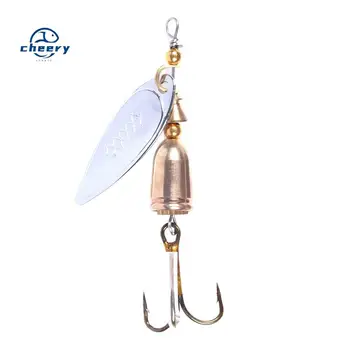 CHEERY Wholesale SP136 7cm 8.9g Printed Artificial Metal Spinner Baits Spoon Fishing Lures for Saltwater & Float Fishing – Metal Jig – view 2