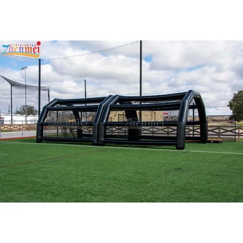 Zhenmei Manufacturer Durable PVC baseball hitting field inflatable batting cage Inflatable Batting Cage Tent