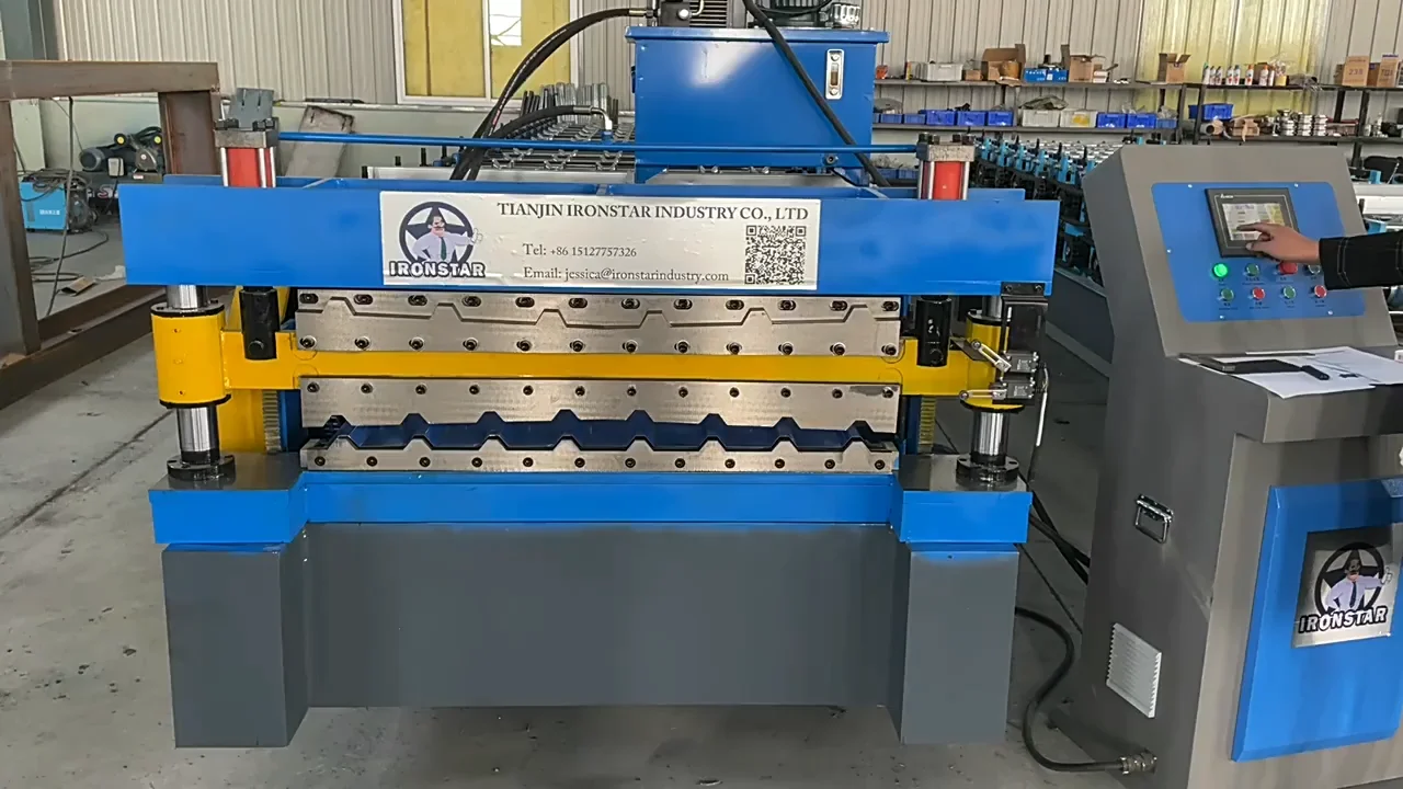 Roof Sheet Making Machine Corrugated Tile Roofing Sheet Double Layer