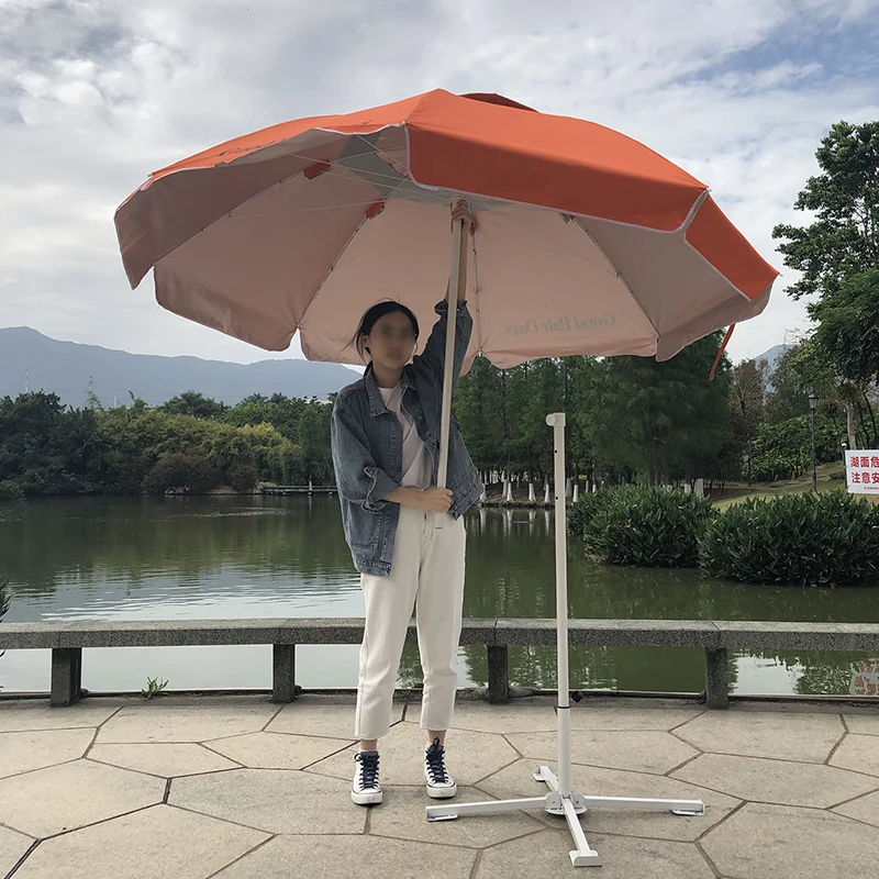 Wholesale China Orange Big Fishing Sombrillas Rain Sunshade