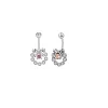 Silver-pink zircon