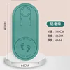 Light luxury green skipping rope pad (140 x 66 x 6mm)