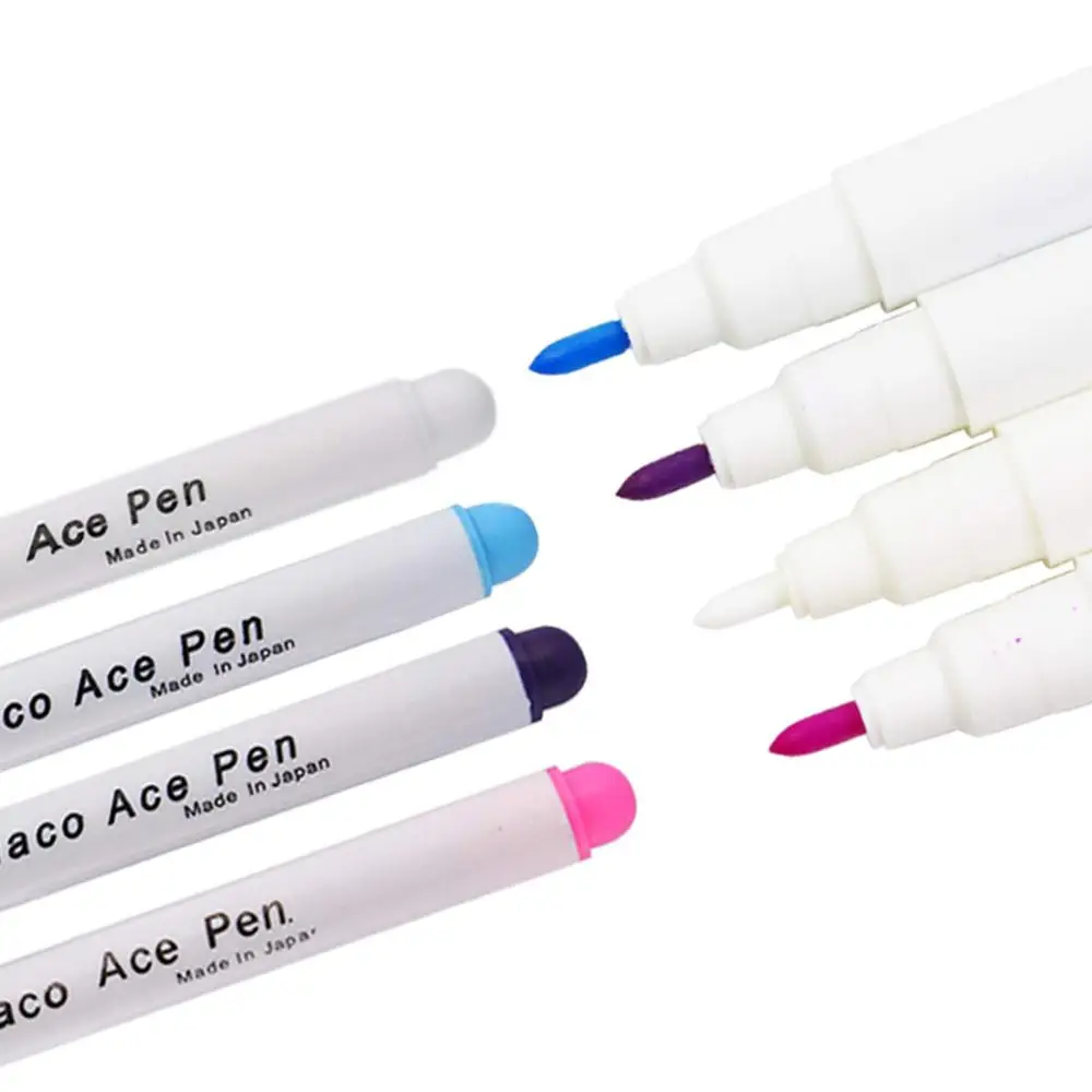 1pc/4pcs Automatic Fade Disappear Water Soluble Pen For Clothing Marking &  Dressmaking, Pink/purple Are Disappear Pens, White/blue Are Water Erasable  Pens