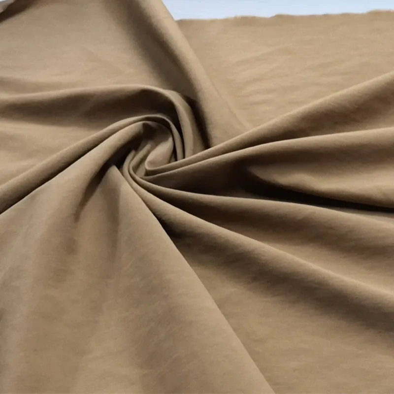 China Supplier soft waterproof Plain 100% Nylon Taslan fabric taslon fabric for garment bag taslan jacket fabric engomado