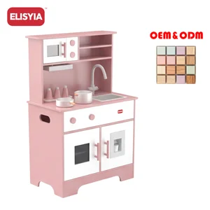 Montessori Wooden Kitchen Tiny Land Cute Stone BPA Free Handmade Organic Crafted Skill Building Imagination Fine Motor