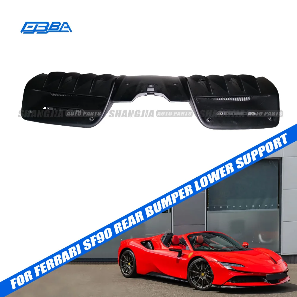 Engelsk originalmaterial bakre stötfångarunderstöd för Ferrari SF90 Stradale Spider 949365 bilaccessoarer bakre stötfångarlipp