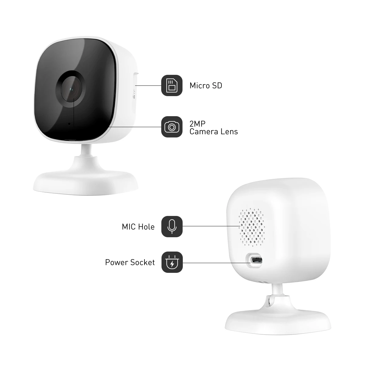 4mp indoor fix cube wifi security camera hd cctv with night vision alarm storage motion detection tf card cloud-71