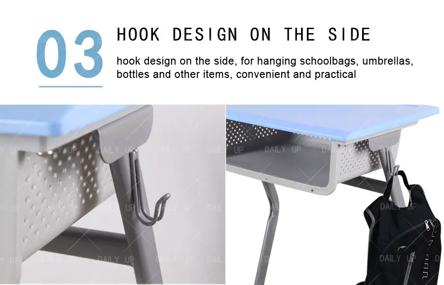 Wholesale School Desk Chair Set desk and chair set for school students single seat school desk and chair