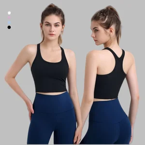 Custom Hot Sale Wear Padded Backless Women Sports Active Yoga Bra Lightweight Fitness Clothing Sportswear Fitness Gym Yoga Bra