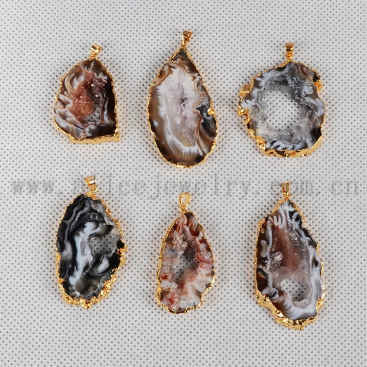 natural agate jewelry