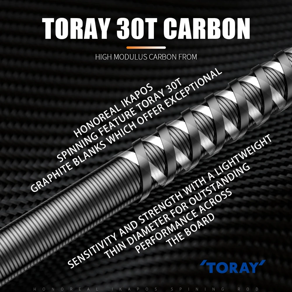 HONOREAL IKAPOS Fishing Rods High Carbon Spinning Excellence