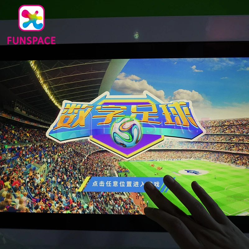 Interactive Projection Digital Motion Reality Sport Game Virtual Soccer Machine Indoor Football Simulator