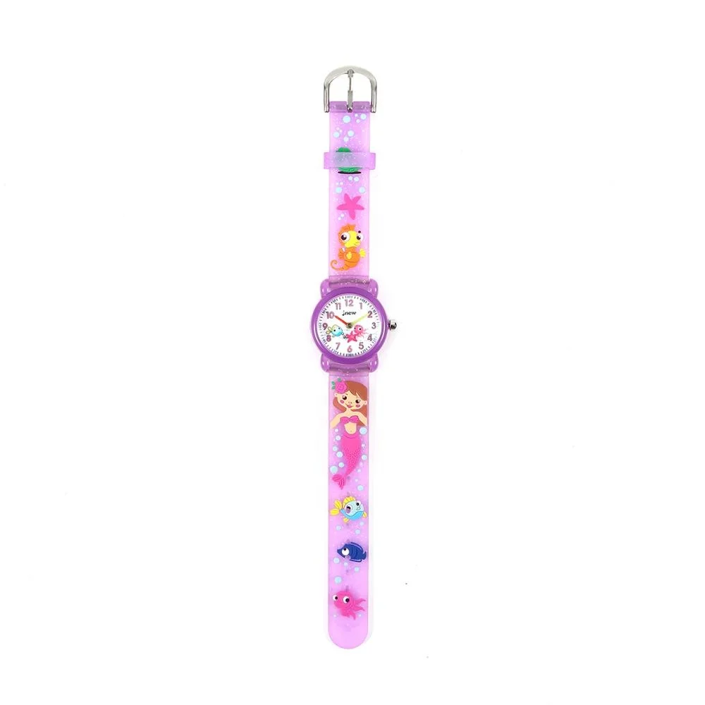 Promotional Latest Gift Color Waterproof Cute  Children Watches Small Lovely Cartoon 3d Kids Wrist quartz Watch for Girls Boys