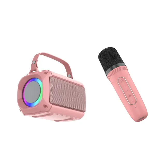 Factory Custom 2023 HIFI Subwoofer RGB Atmosphere Light Outdoor USB TF Card AUX Portable Bluetooth Speaker