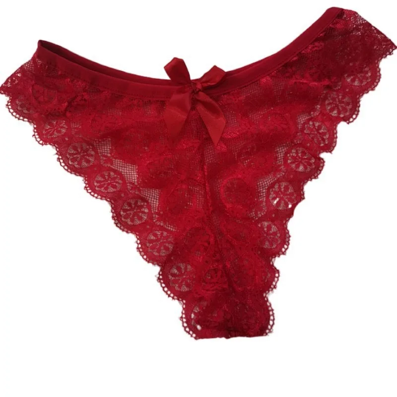DS- A0067 Hot Sales New Arrival Women's Underwear Lace Sexy One Pieces V-string Briefs P aperçu 5