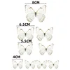 9pcs cream butterfly